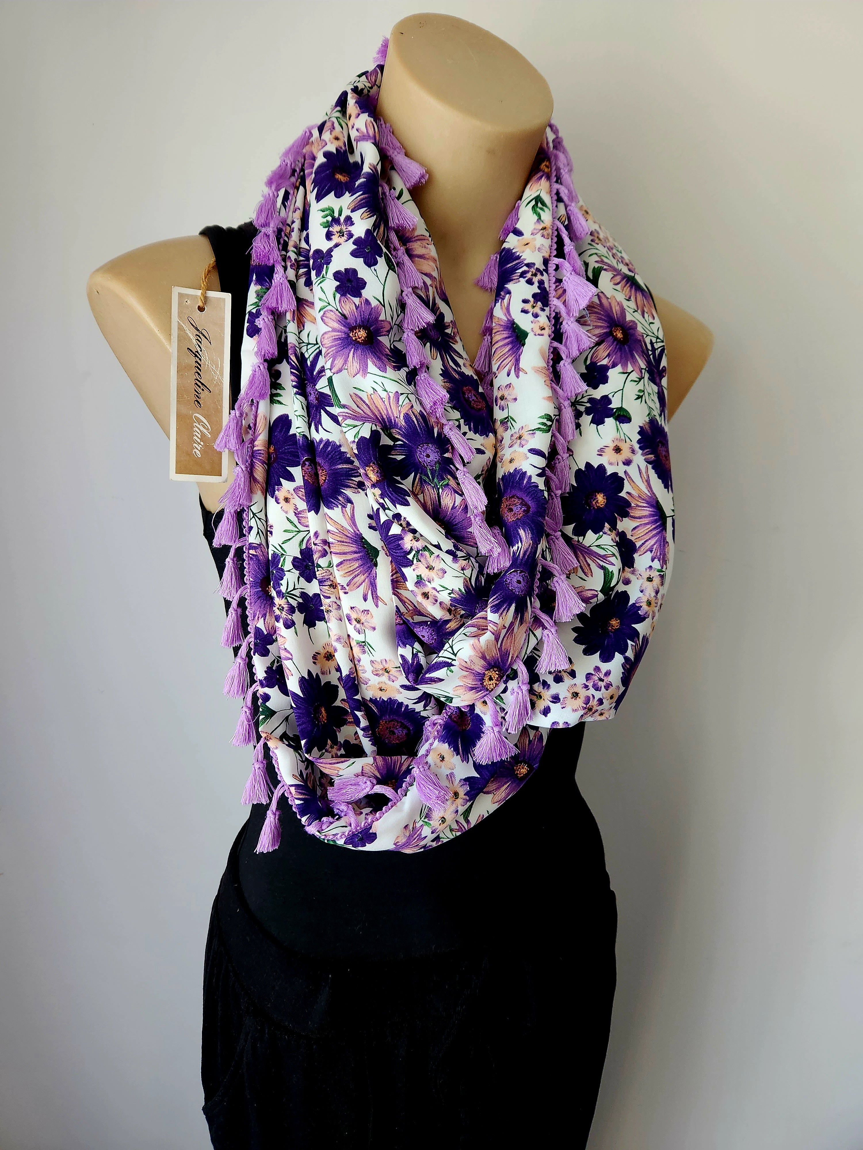 "Les Violettes" Infinity Wrap