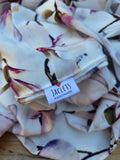 "Orchids" Infinity Wrap - Plain no tassels