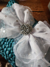 "Tutu Fabulous" Straw Clutch - Blue