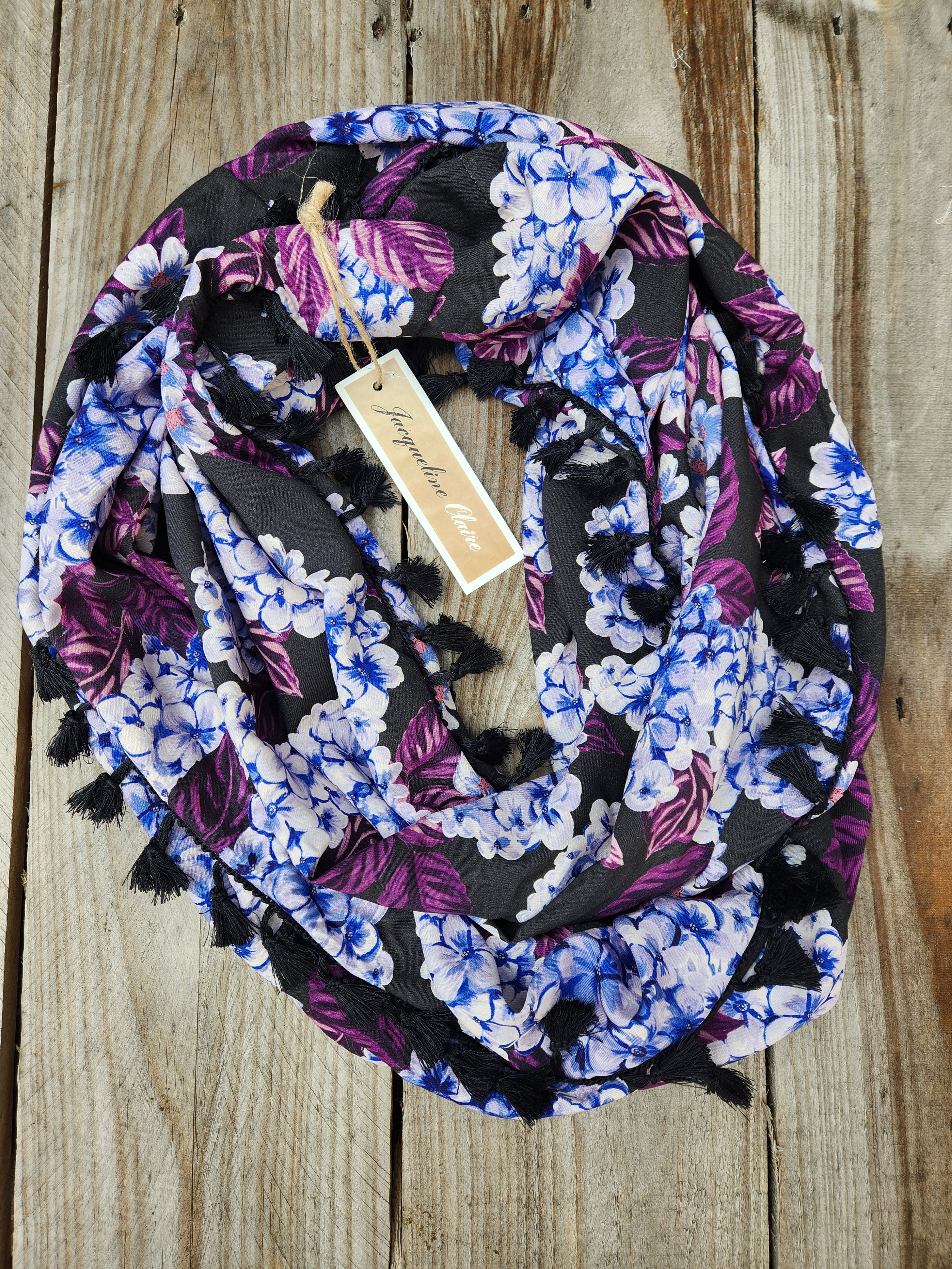 "Lady Hydrangea" Infinity Wrap