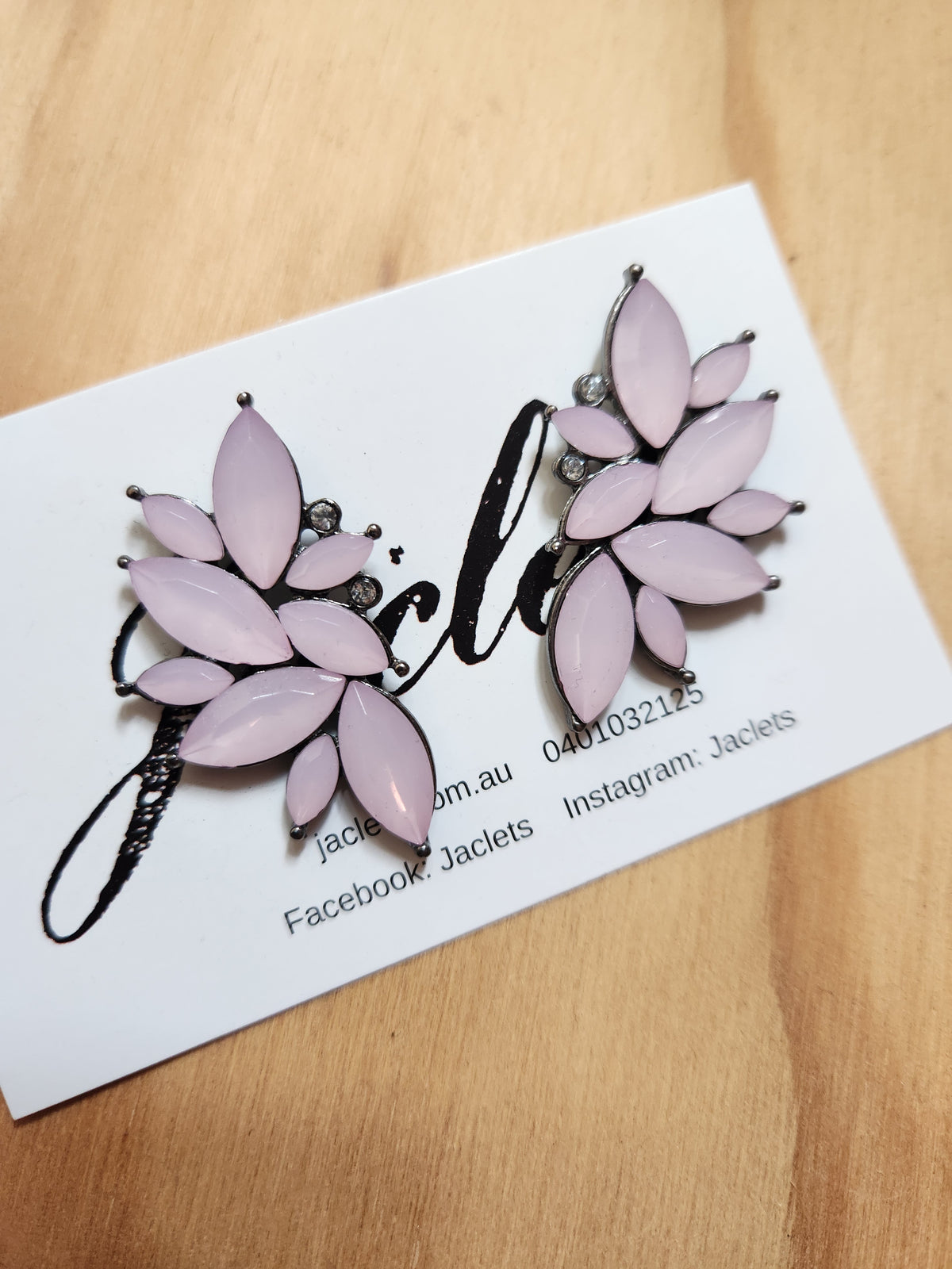"Emirati" Earrings - Light Pink