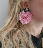 "Darling" Earrings - Black/Pink
