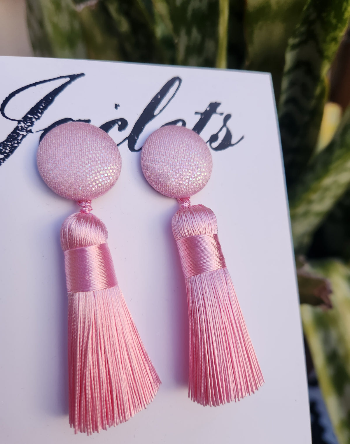 "Fairyfloss" Mini Tassel Earrings