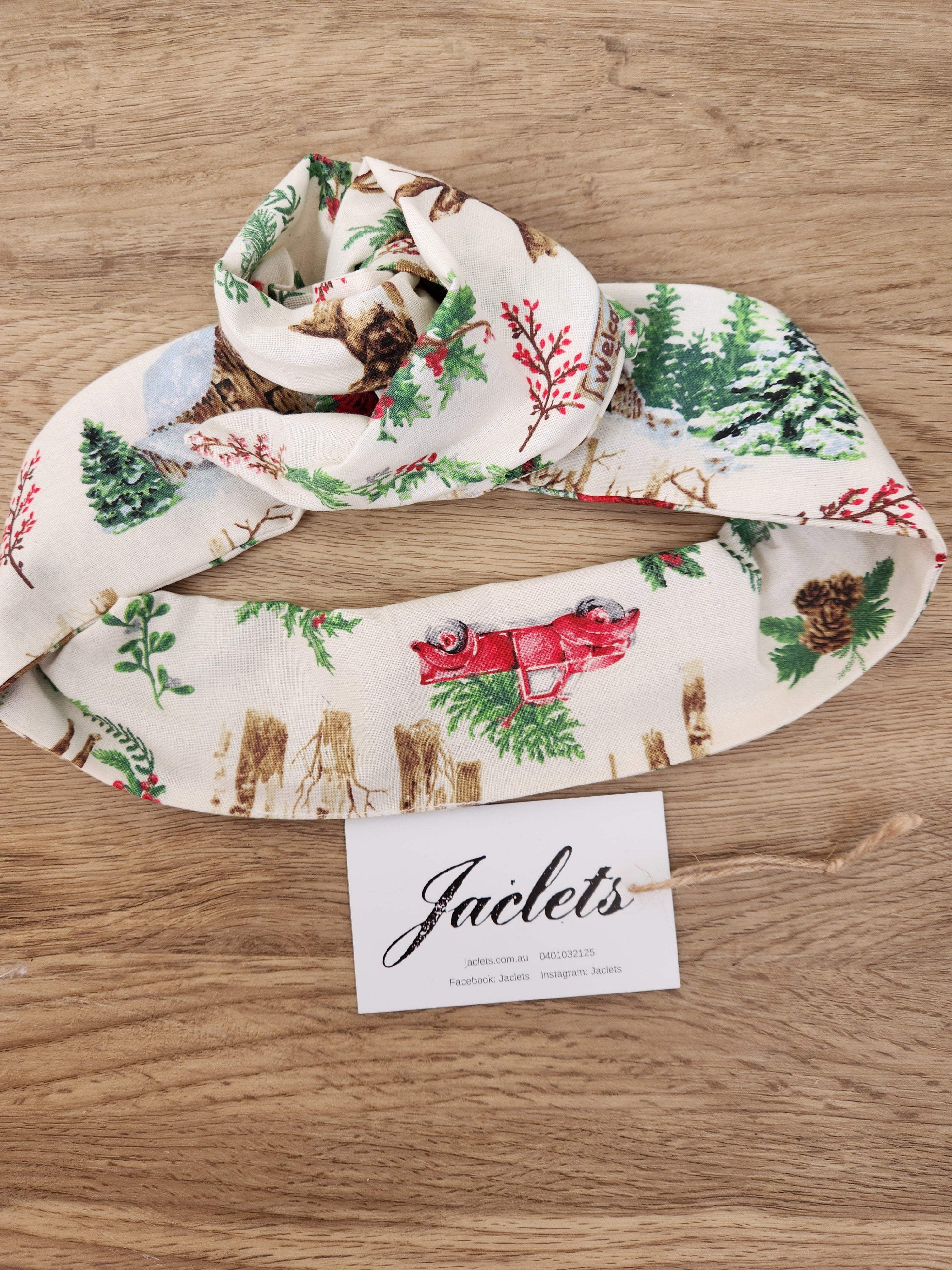 Christmas Elke Wrap Headband