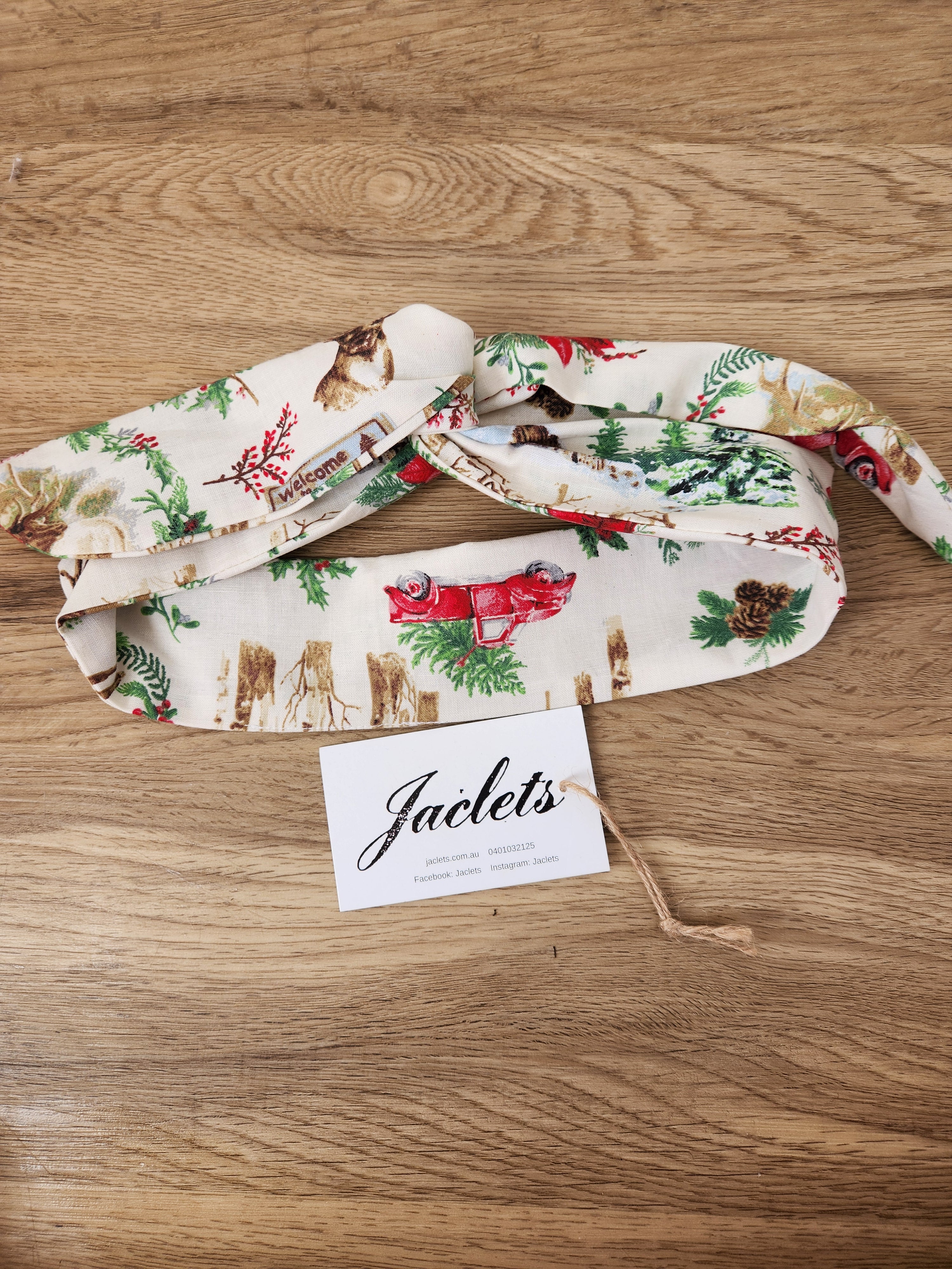 Christmas Elke Wrap Headband