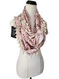 "Edithe" Infinity Wrap - vanilla tassels