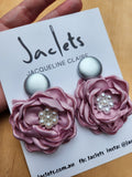 "Romance" Earrings - Silver/Dusk
