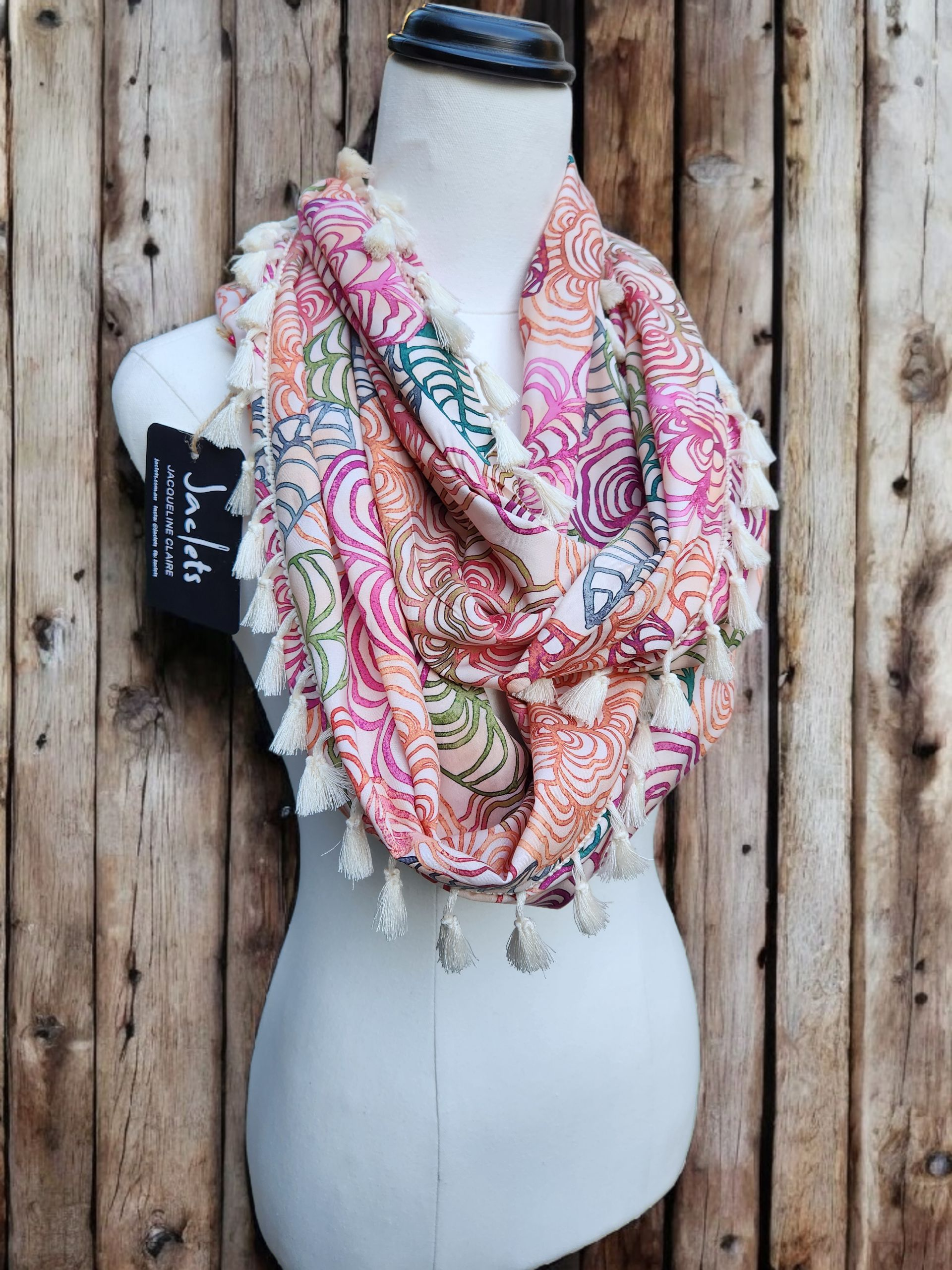 "Porto Rosa" Infinity Wrap