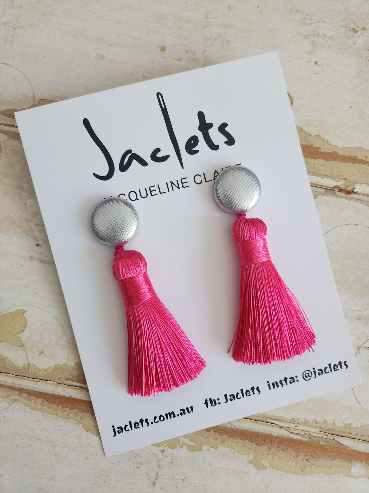 "Sugar Dust" Mini Tassel Earrings