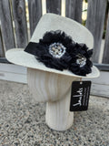Oatmeal "Mela" Trilby Hat