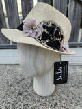 Beige "Lexa" Trilby Hat