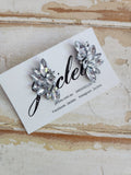 "Emirati" Stud Earrings - Clear