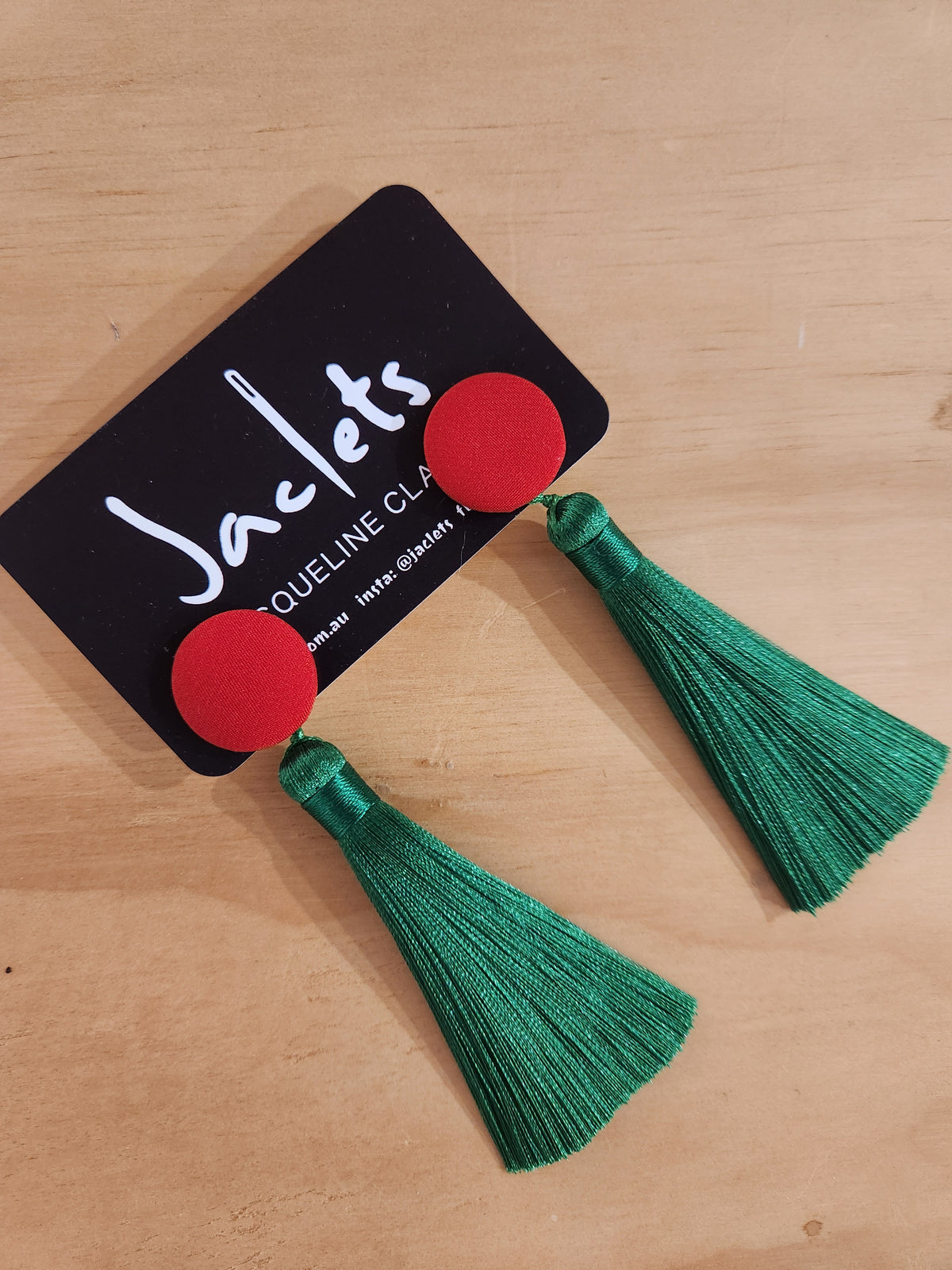 "Christmas Time" Tassel Earrings