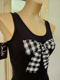 "Gingham Bow" Top