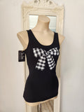 "Gingham Bow" Top