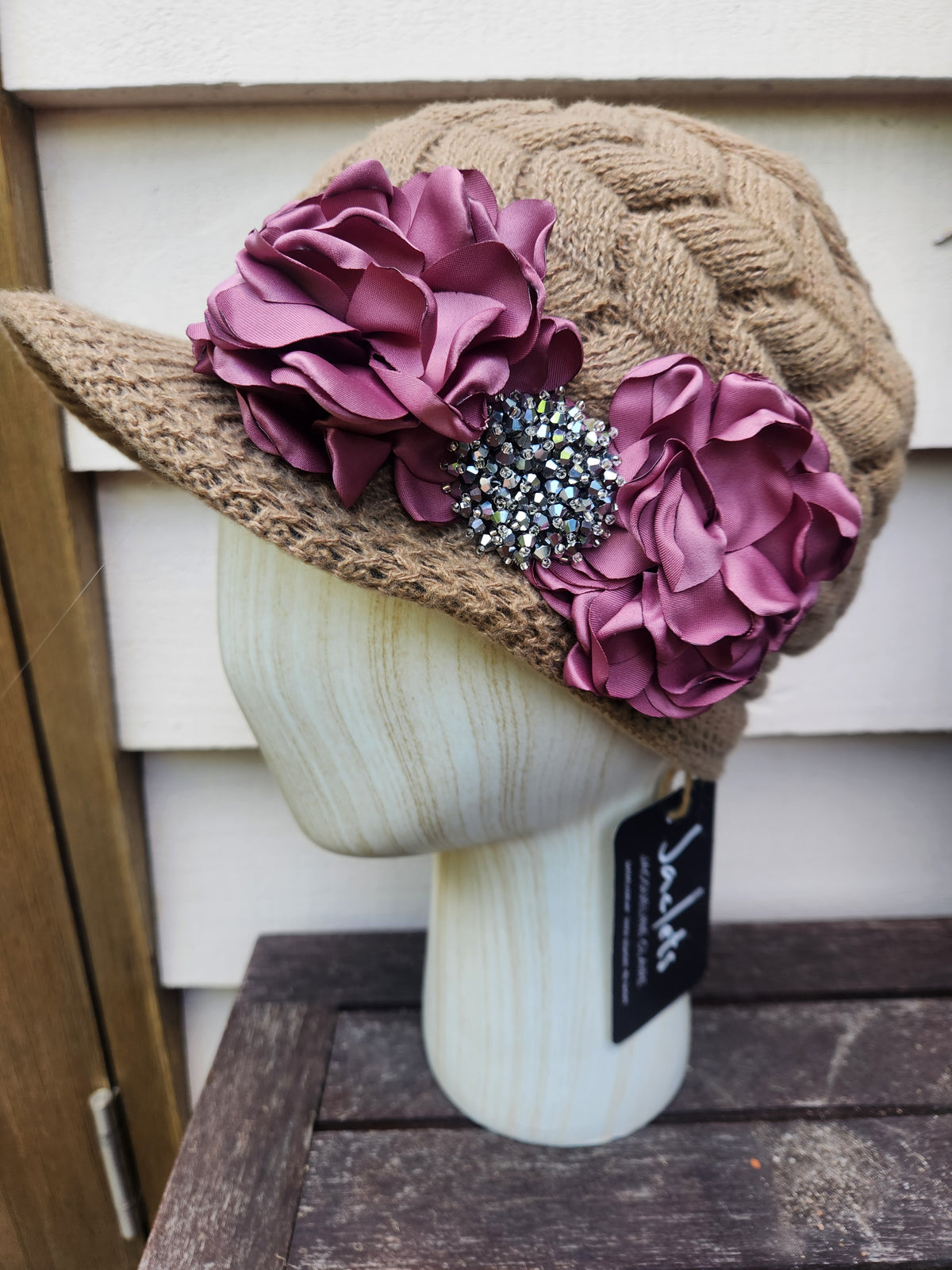 "Versailles" Knit Hat - Mocha