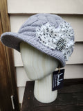 "Diora" Knit Hat - Grey