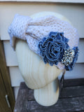 Oatmeal + Denim Knit Headband