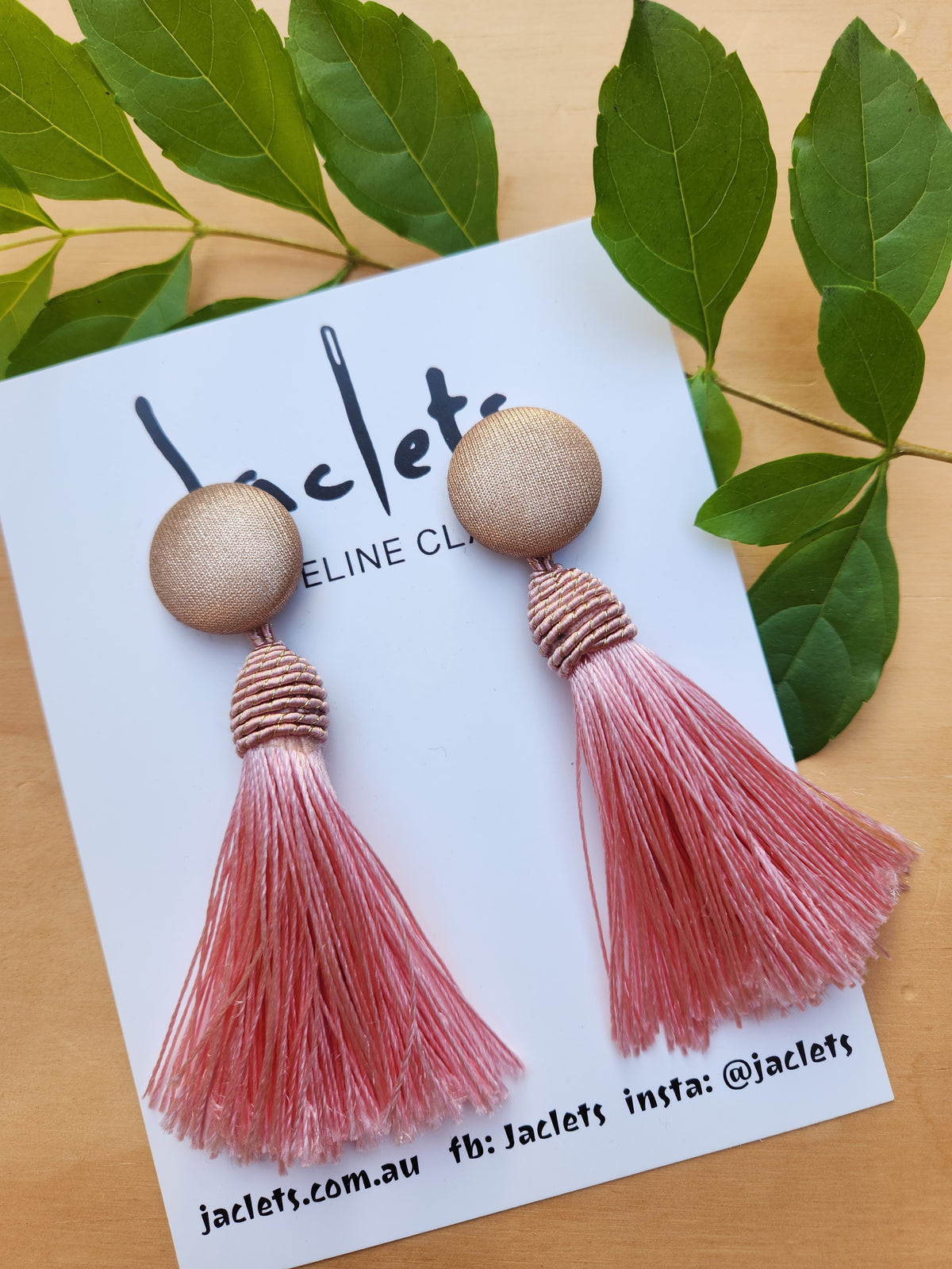 One of A Kind: "Allaura" Tassel Earrings