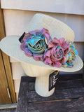 "Mermaid on the Sand" Wide Brim Hat