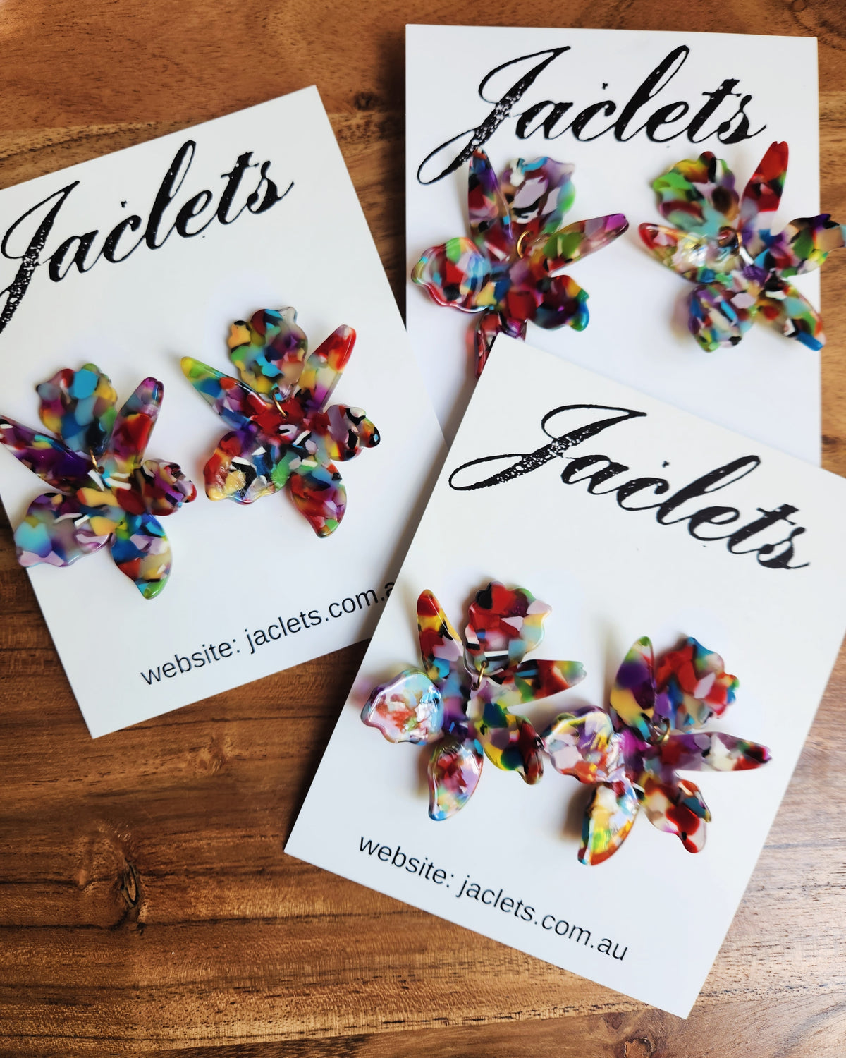 "Abstract Petals" Earrings