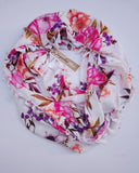 "Miss Madigan" Infinity Wrap - White tassels