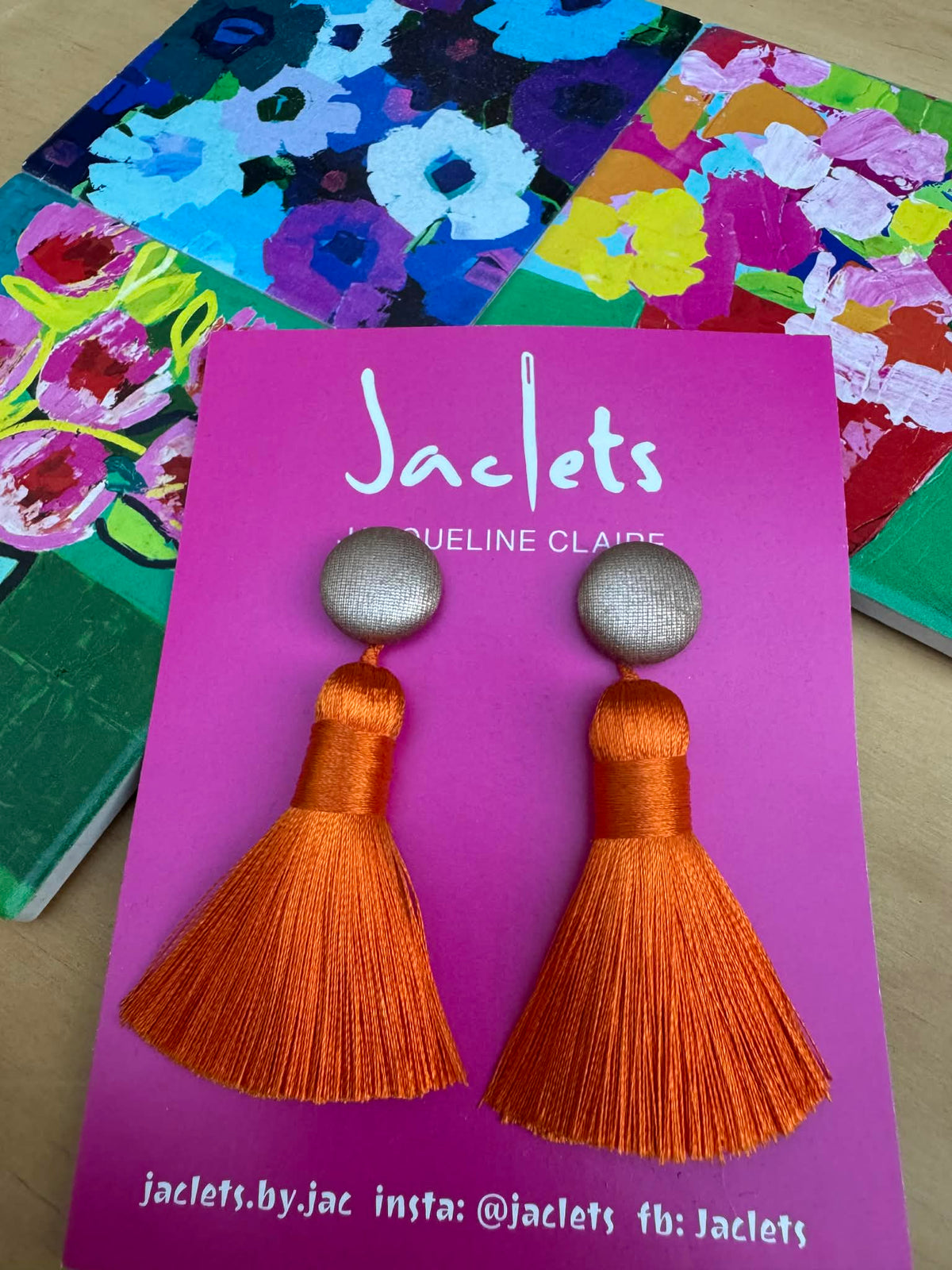 "Lexicana" Mini Tassel Earrings