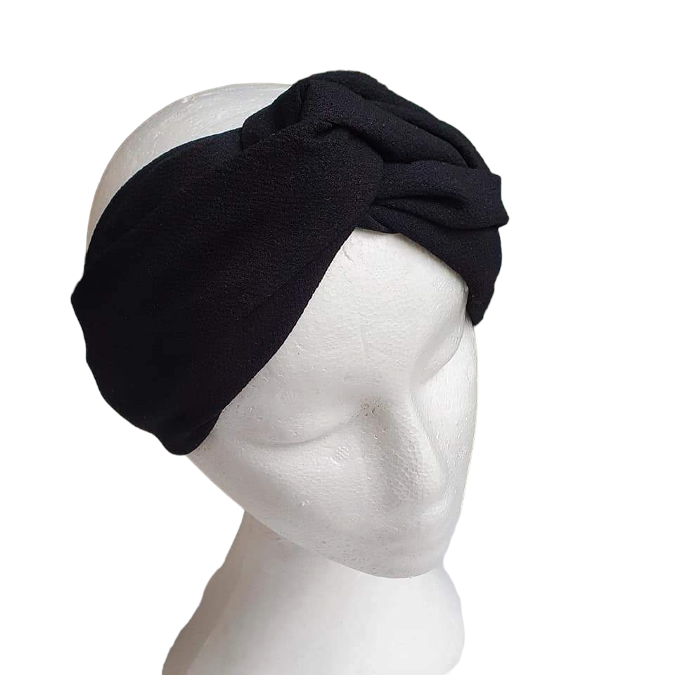Luxe Turbana Headband - Black