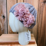 Grey "Marcelline" Beanie