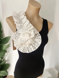Black "Cleo" top
