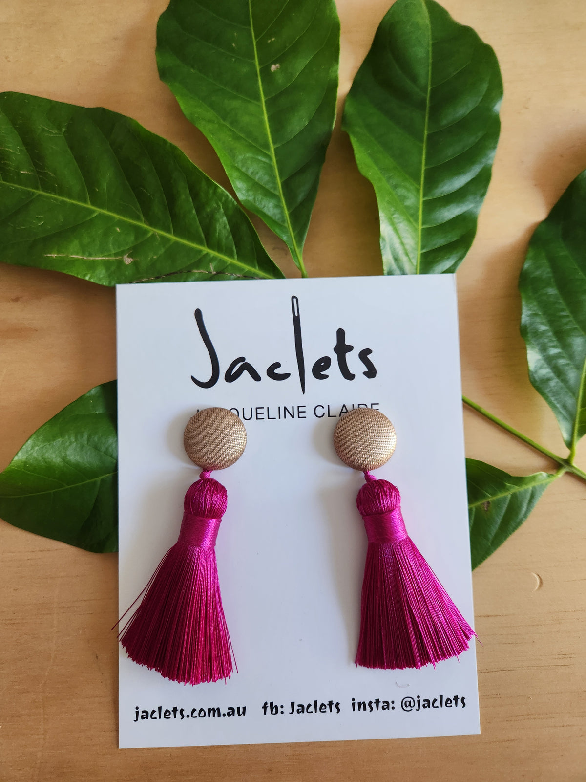 "Odessa" Tassel Earrings - Pink