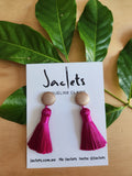 "Odessa" Tassel Earrings - Pink