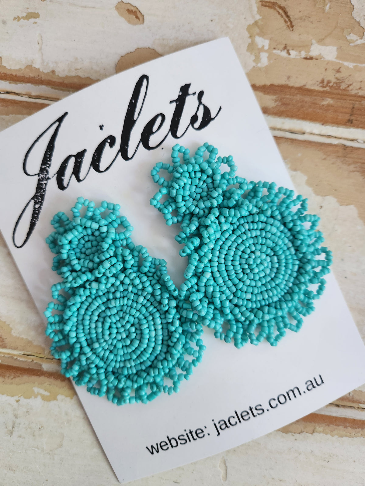 "Turkish" Earrings - Aqua