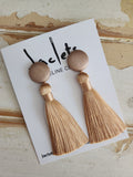 "Caramel Tarte" Tassel Earrings