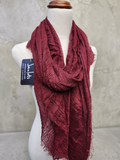 Light Scarf - Burgundy
