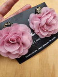 "Darling" Earrings - Black/Pink