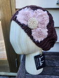 "Edithe" Beanie - Chocolate Brown