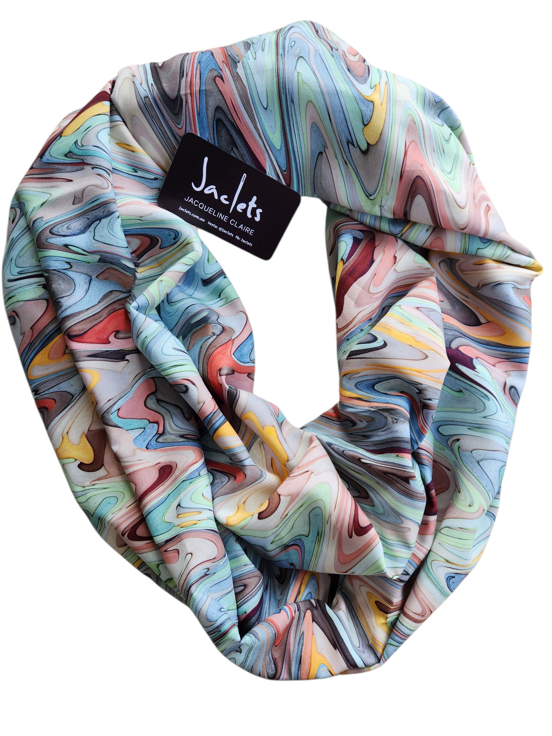 "Marlowe" Infinity Wrap - Plain no tassels