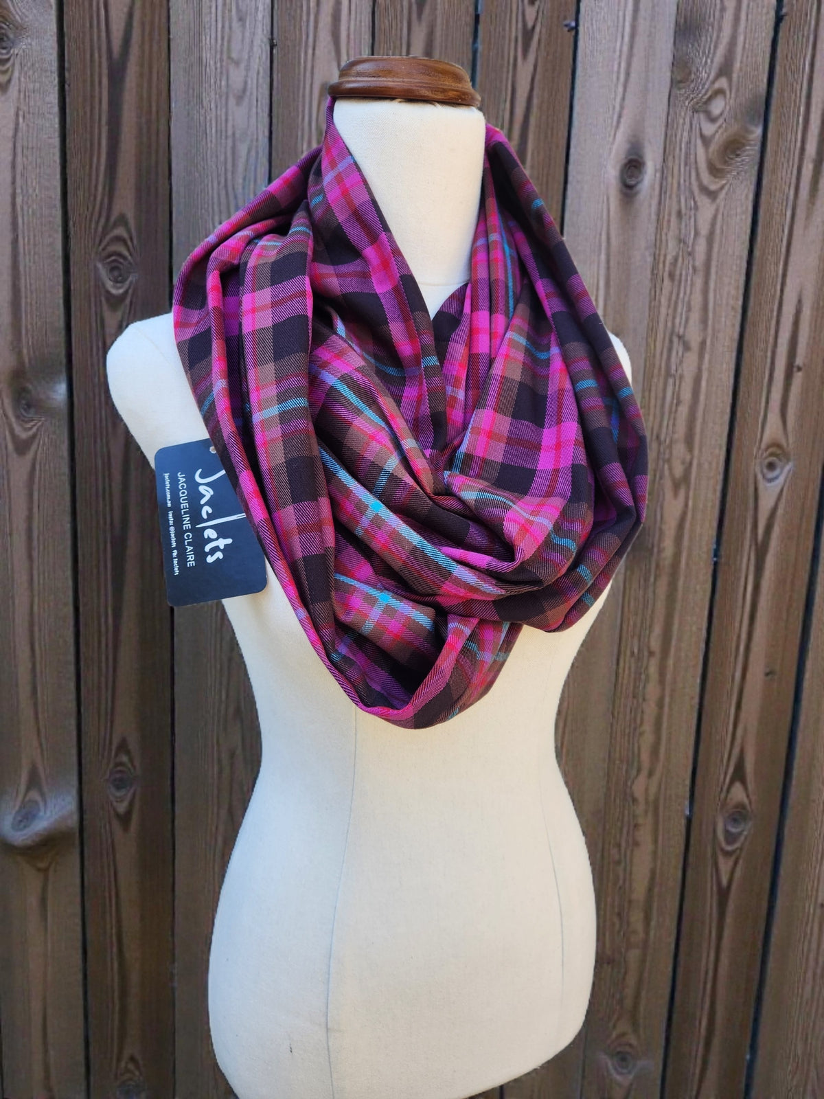 "Raspberry Truffle" Infinity Wrap