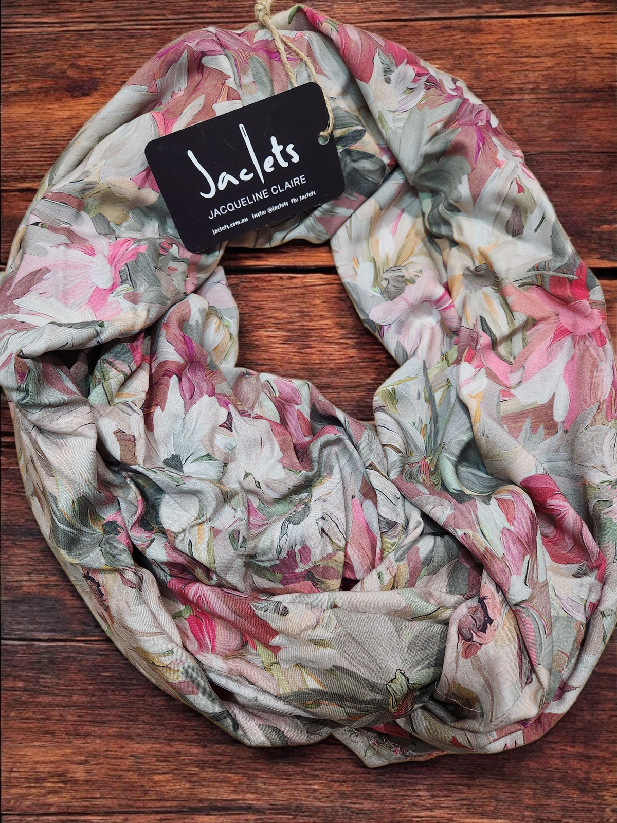 "Dorris Maye" Infinity Wrap - Plain no tassels