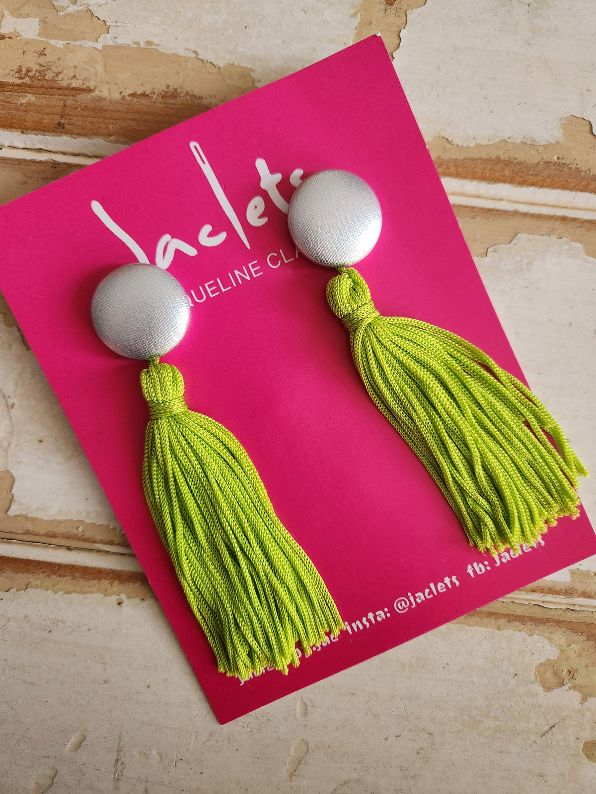 Neon Citrus Earrings