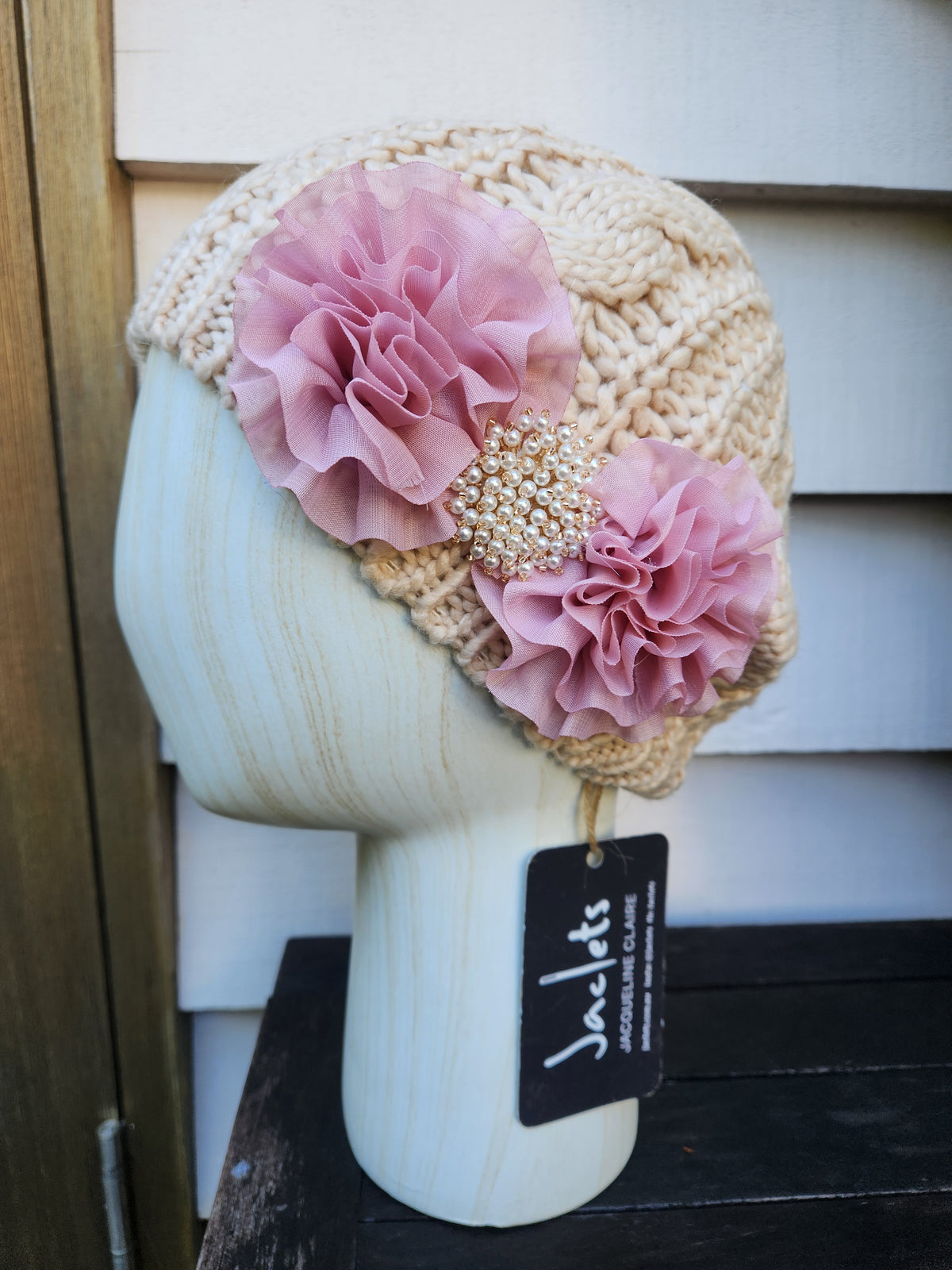 "Molly" Beanie - Oatmeal