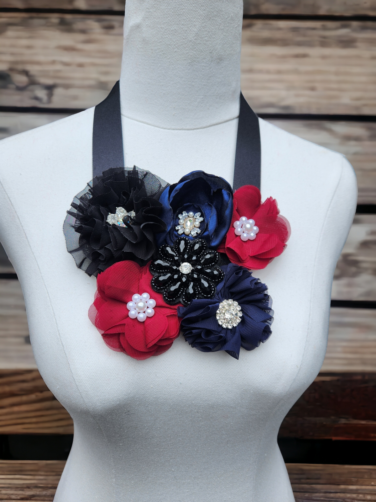 "Frances" tie up Necklace