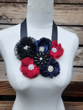 "Frances" tie up Necklace