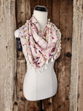 "Ambrosia" Infinity Wrap - Vanilla tassels