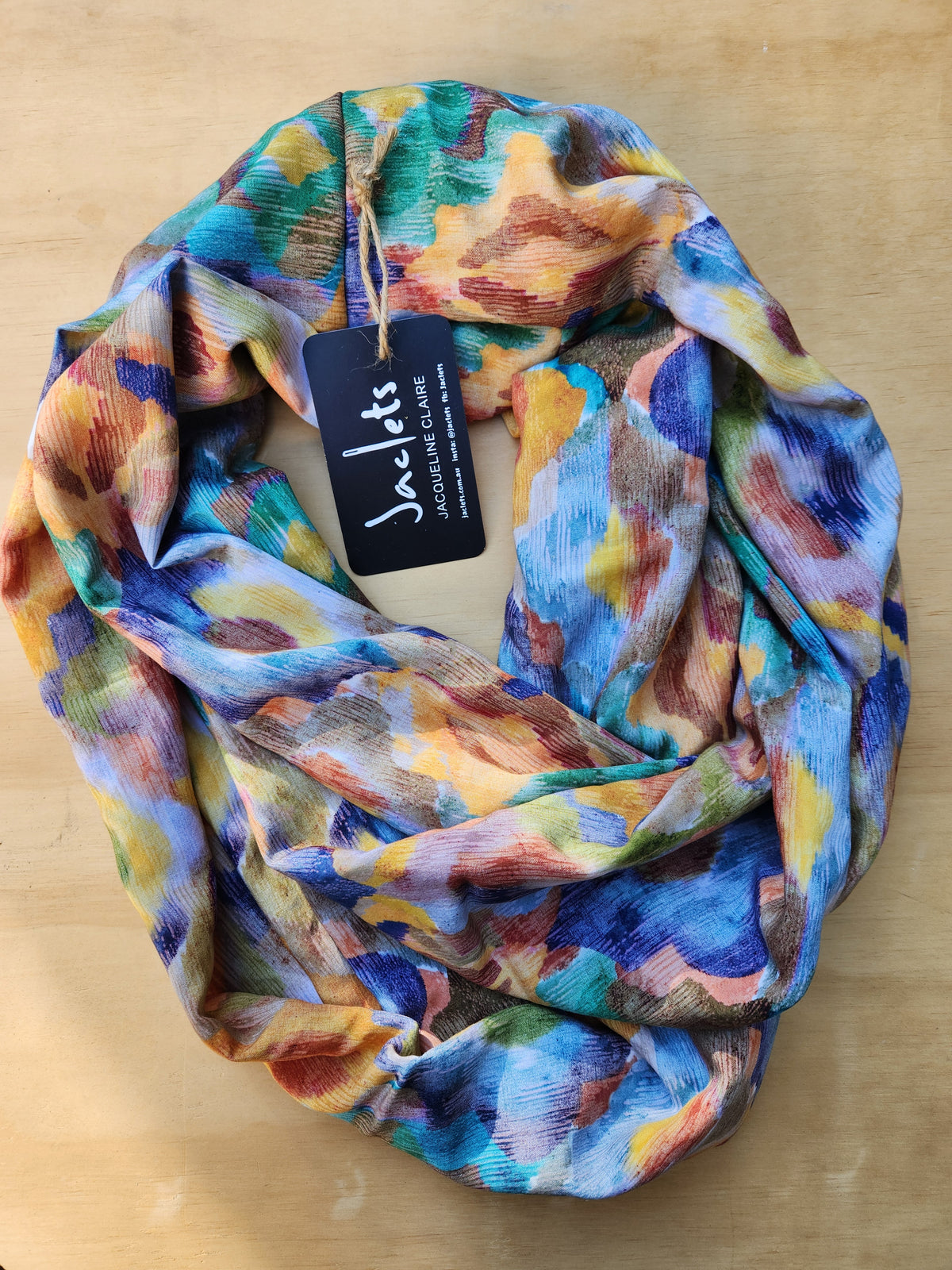 "Morocco" Infinity Wrap - no tassels