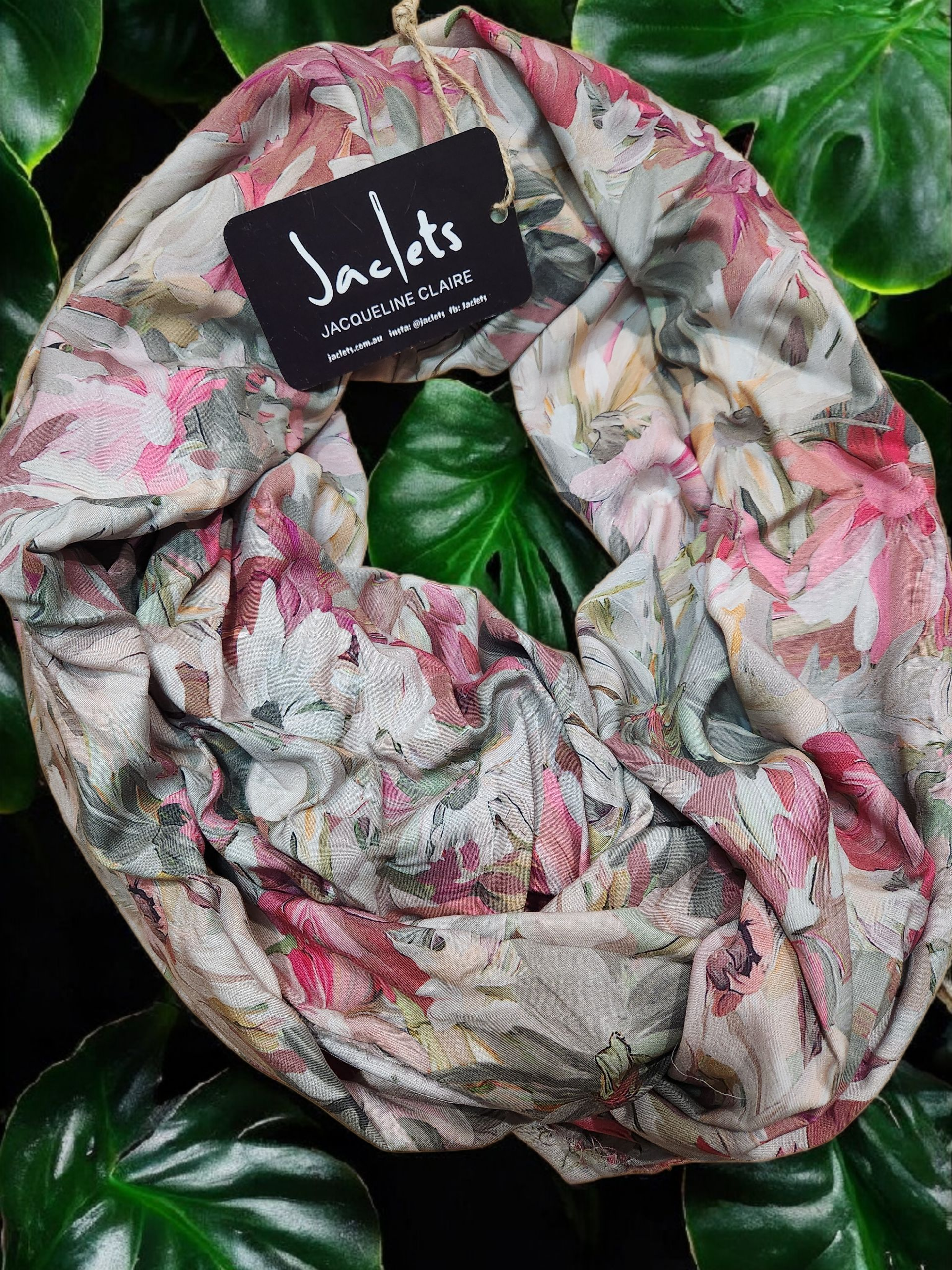 "Dorris Maye" Infinity Wrap - Plain no tassels