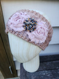 "Luna" Knit Headband - Caramel