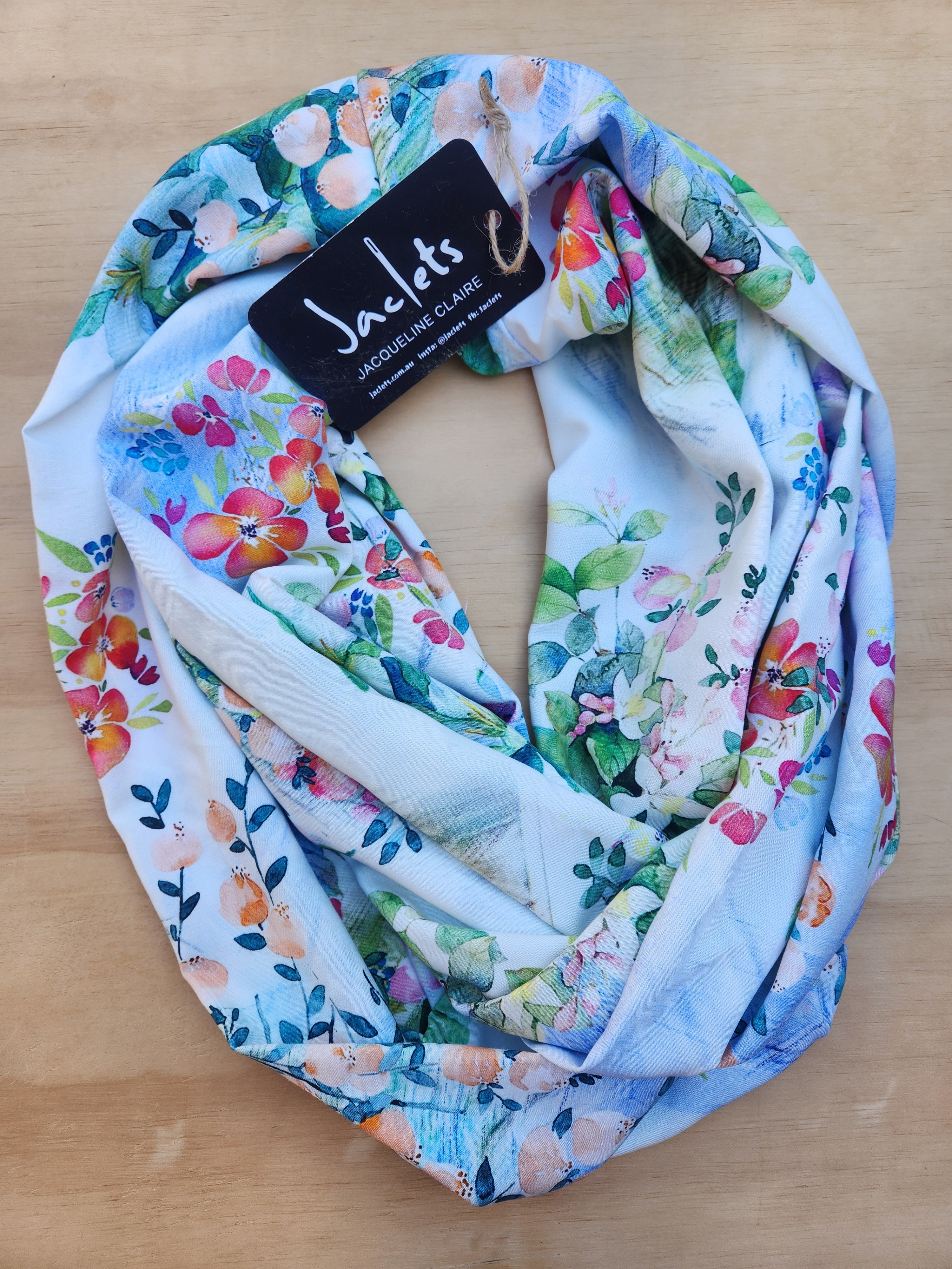 "Orange Orchard" Infinity Wrap