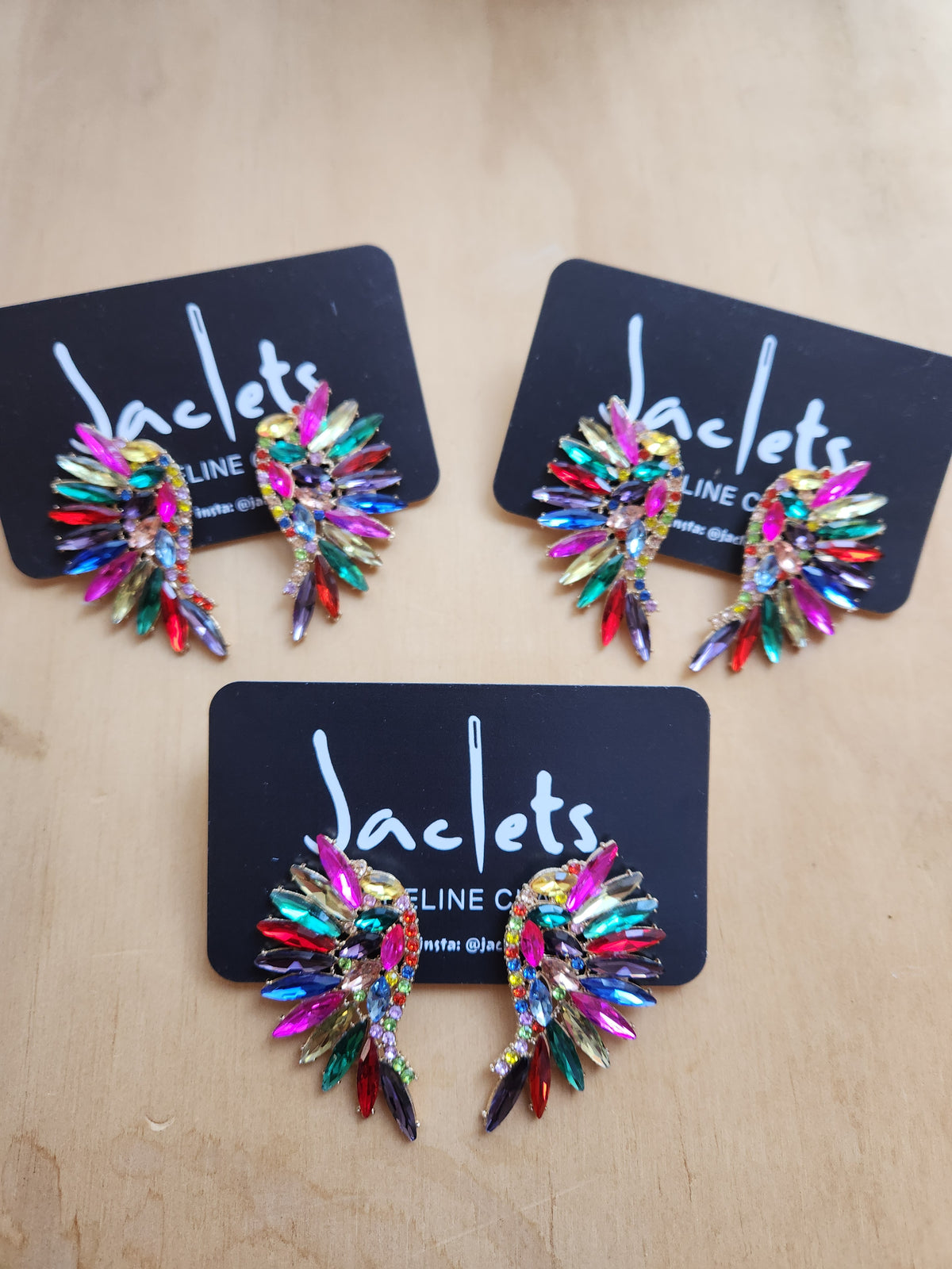 "Angel Wings" Earrings - Multicolour